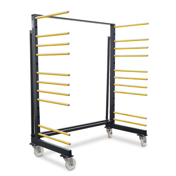MOBILE DRYING RACK HEAVY-DUTY VERSION WITH DETACHABLE BEAMS (400B-DET)