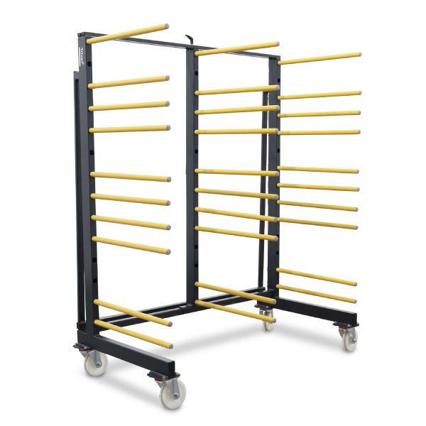 MOBILE DRYING RACK HEAVY-DUTY VERSION WITH DETACHABLE BEAMS (700S-DET)
